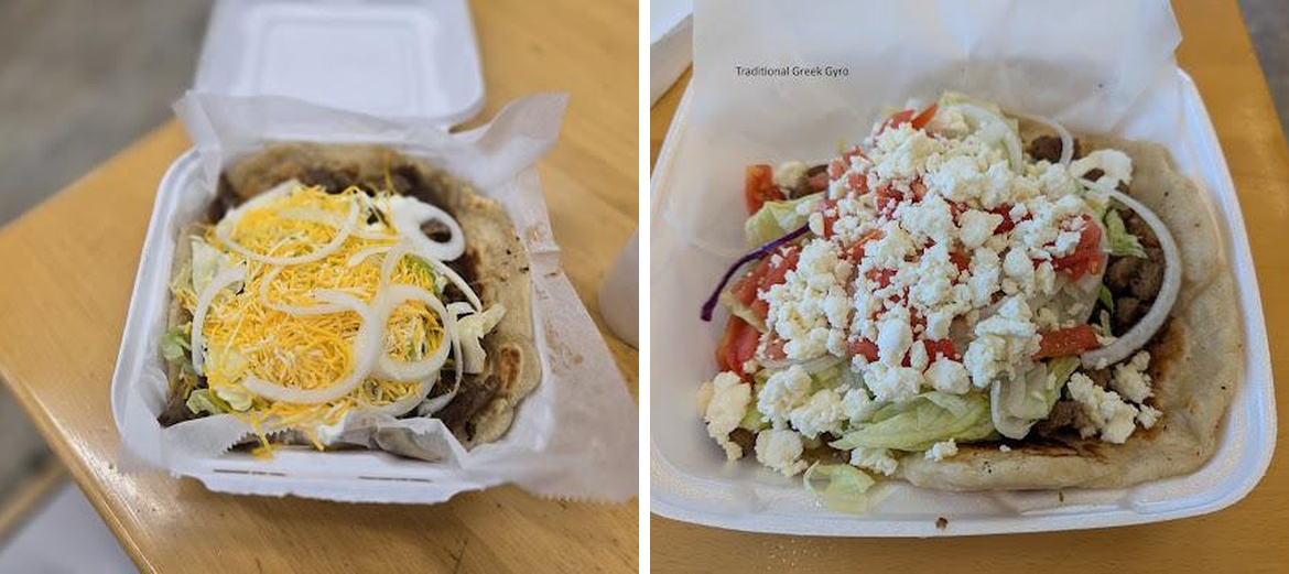 Nick's Gyros Menu